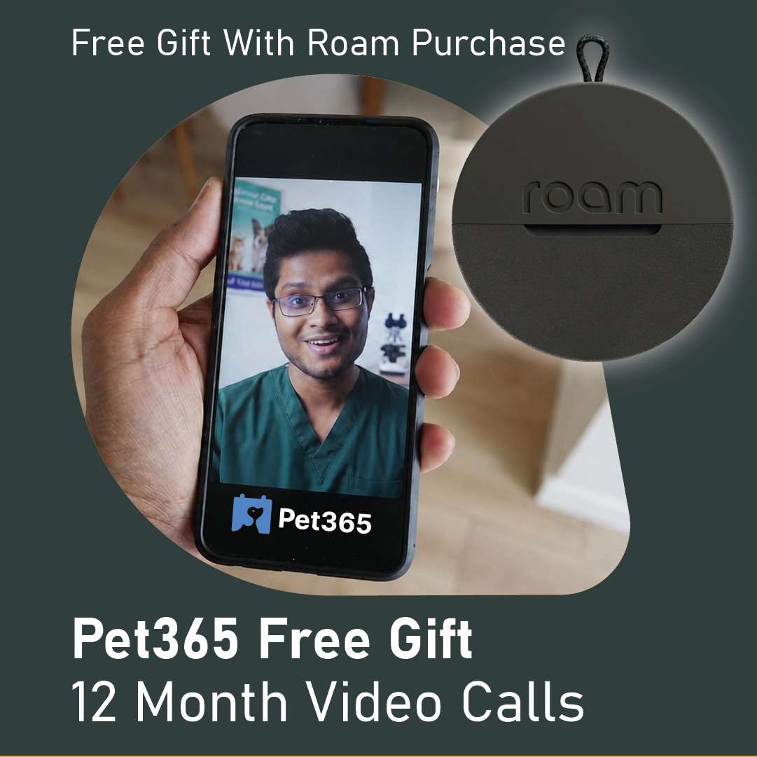Roam Smart Tracker & Free 24/7 Vet Support