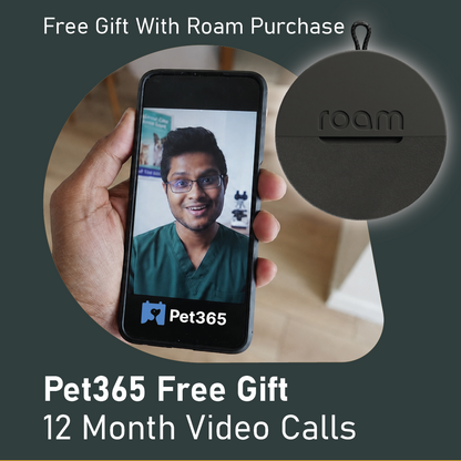 Roam Smart Tracker & Free 24/7 Vet Support