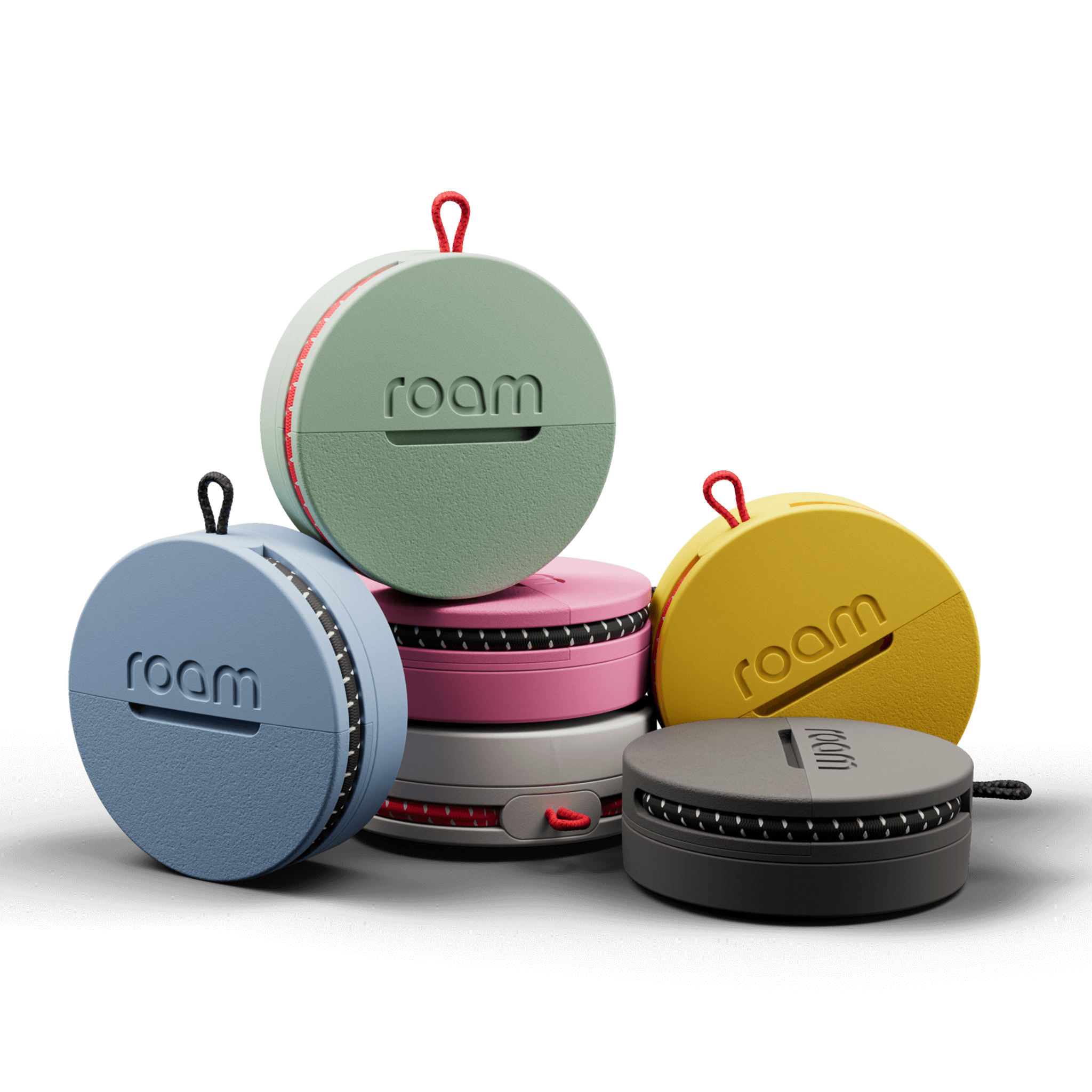Roam Smart Tracker all-color tags 6-Pack, modern design with free shipping.
