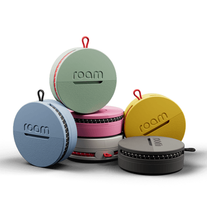 Roam Smart Tracker all-color tags 6-Pack, modern design with free shipping.