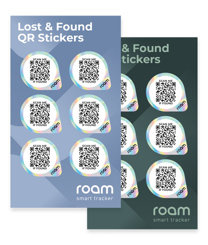 QR Sticker Pack - Stick it. Scan it. Get it back